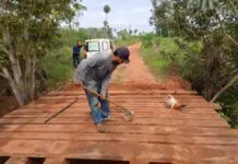 Prefeitura avança na recuperação de pontes na área rural de Bonito