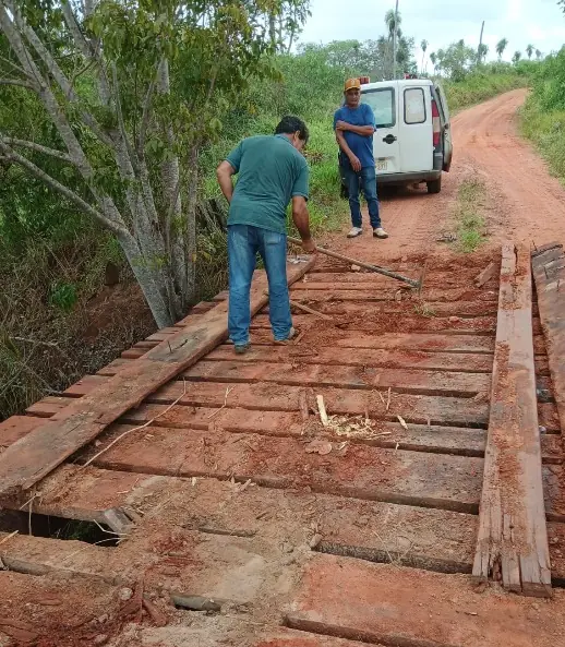 Prefeitura avança na recuperação de pontes na área rural de Bonito