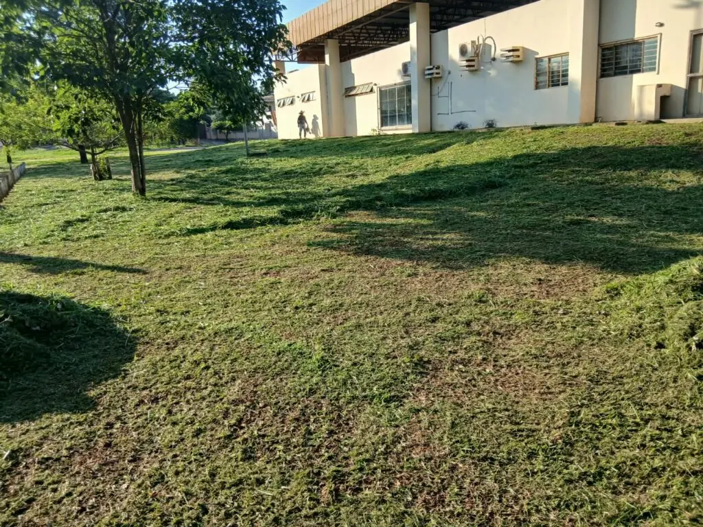 Prefeitura intensifica serviços de roçada em espaços públicos de Bonito Prefeitura intensifica serviços de roçada em espaços públicos de Bonito